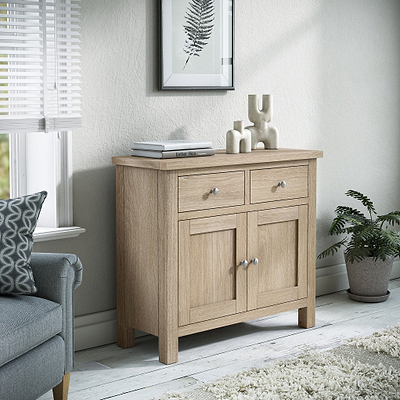 Farro Washed Oak Small Sideboard