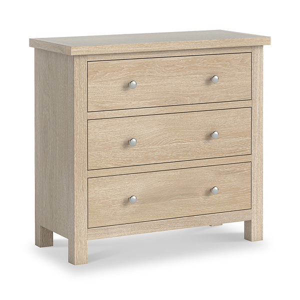 Farro Washed Oak 3 Drawer Chest