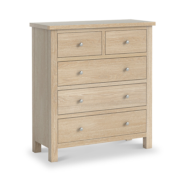 Farro Washed Oak XL 2 Over 3 Chest of Drawers