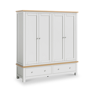 Farro 4 Door Wardrobe with 2 Drawers