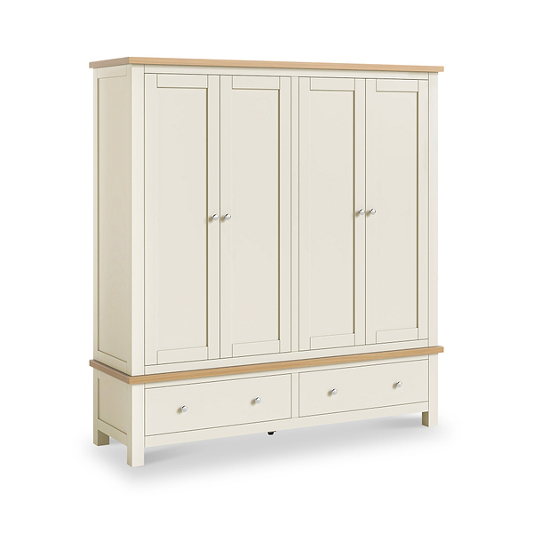 Farro 4 Door Wardrobe with 2 Drawers