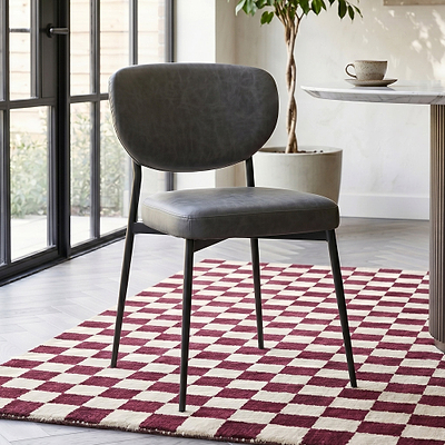 Alfaro Faux Leather Dining Chair