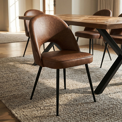 Connoly Faux Leather Dining Chair