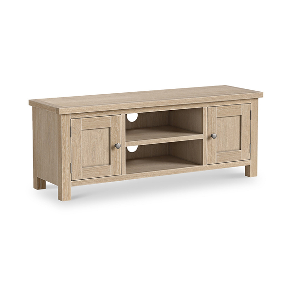 Trelan Washed Oak 125cm Large TV Unit
