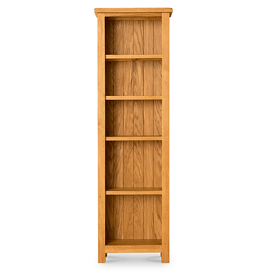 Lanner Oak Narrow Bookcase