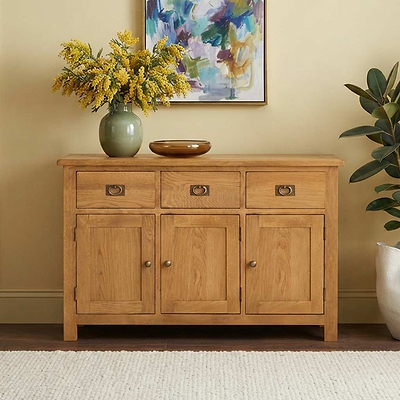 Lanner Oak Large Sideboard