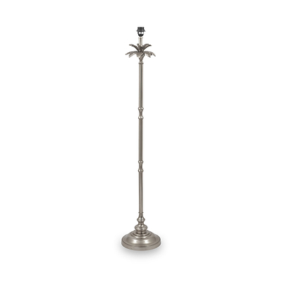 Trafalgar Nickel Palm Tree Floor Lamp