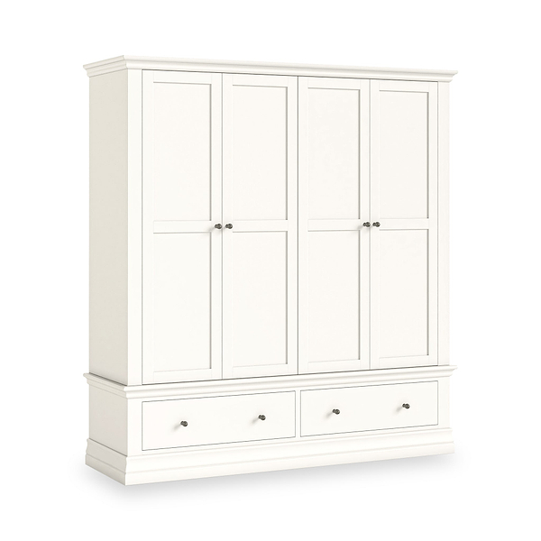 Ingleby 4 Door Wardrobe With Drawers