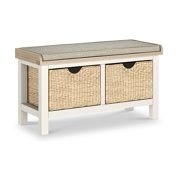 Farro Basket Storage Bench