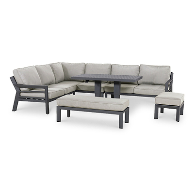 Maze New York Corner Dining Set with Rising Table