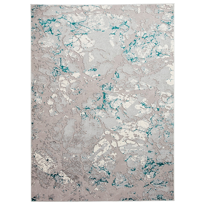 Aldrin Grey Marble Effect Rug
