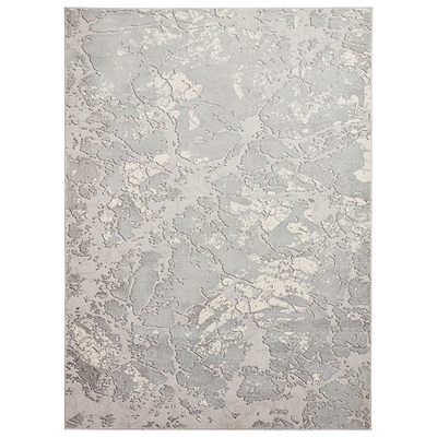 Aldrin Grey Marble Effect Rug