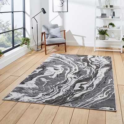 Aldrin Marble Swirl Rug