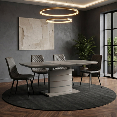 Archer Grey Extending Dining Table