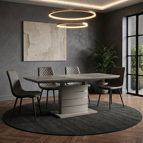 Archer Grey Extending Dining Table