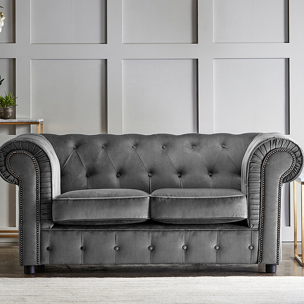 Kingswell Velvet 2 Seater Sofa