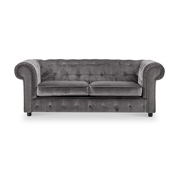 Kingswell Velvet 3 Seater Sofa