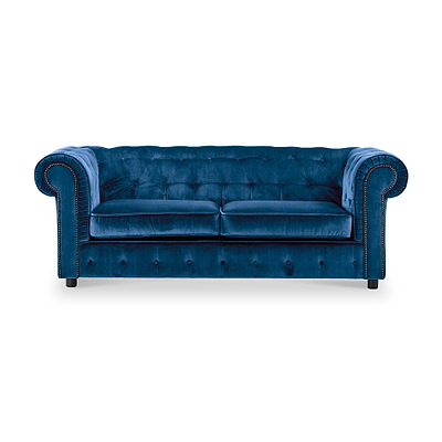 Kingswell Velvet 3 Seater Sofa