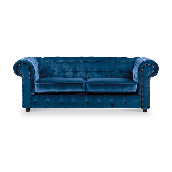 Kingswell Velvet 3 Seater Sofa
