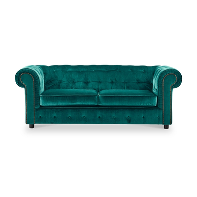 Kingswell Velvet 3 Seater Sofa