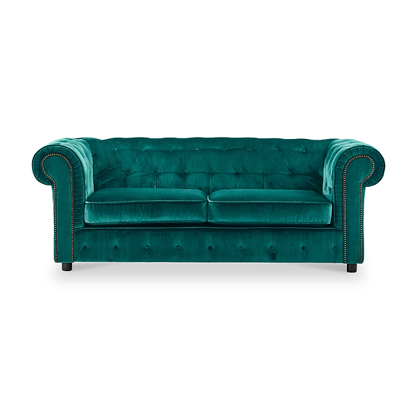 Kingswell Velvet 3 Seater Sofa