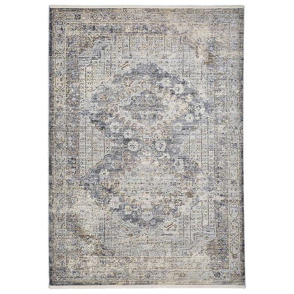 Thea Distressed Grey Vintage Rug
