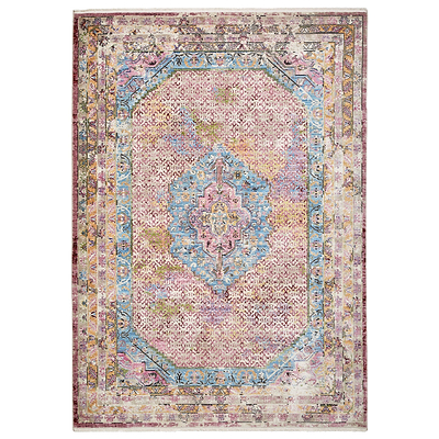 Thea Moroccan Multicoloured Distressed Rug