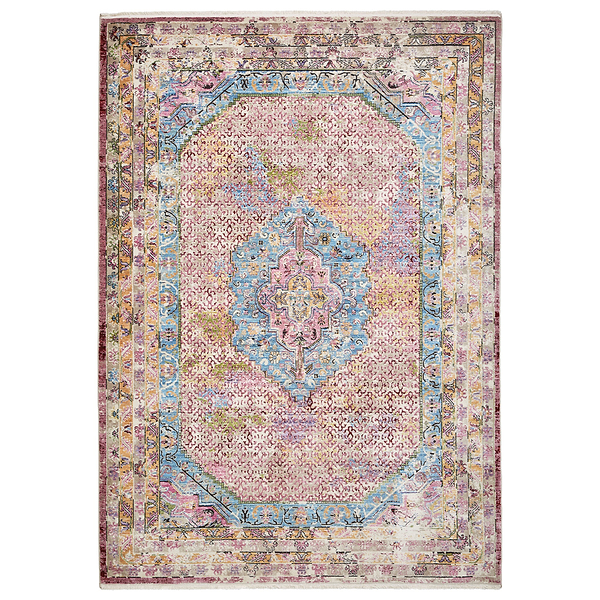 Thea Moroccan Multicoloured Distressed Rug