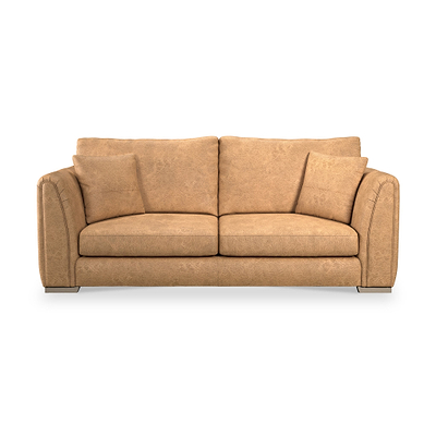 Oakley Faux Leather 3 Seater Sofa