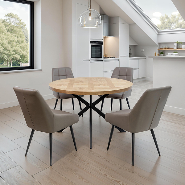Marlo Faux Leather Fabric Dining Chair