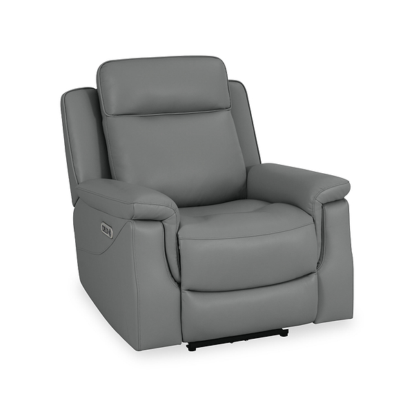 Denbor Power Leather Recliner Armchair