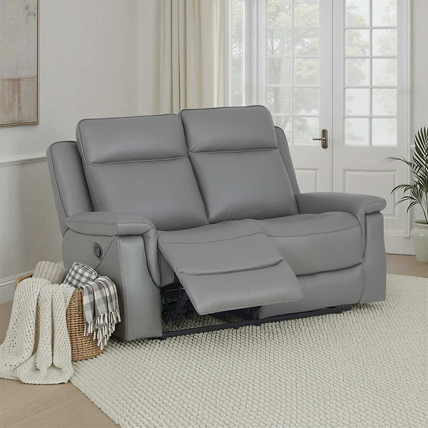 Denbor Leather Recliner 2 Seater Sofa