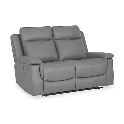 Denbor Power Leather Recliner 2 Seater Sofa