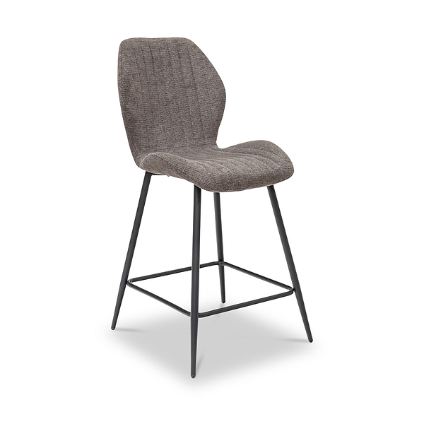 Camber Textured Fabric Bar Stool