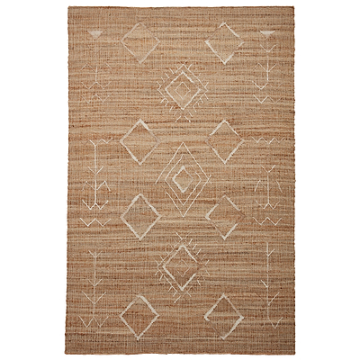 Karin Natural Diamond Patterned Jute Rug