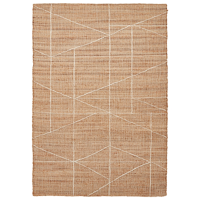 Karin Natural Geometric Jute Rug