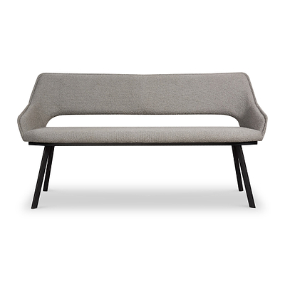 Harley Light Grey Boucle Dining Bench