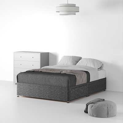 Farrow Linen Divan Bed Base