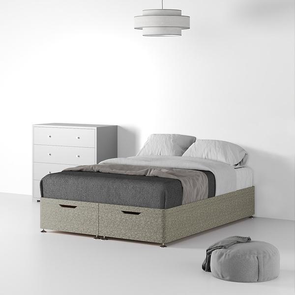 Farrow Linen Ottoman Divan Bed Base