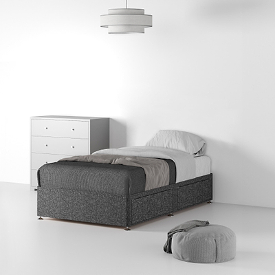 Farrow Linen Divan Bed Base