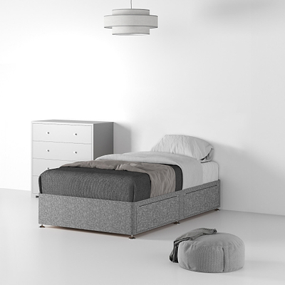 Farrow Linen Divan Bed Base