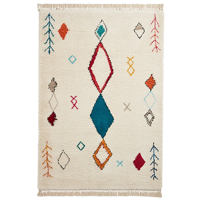Edie Boho Multi Coloured Diamond Rug