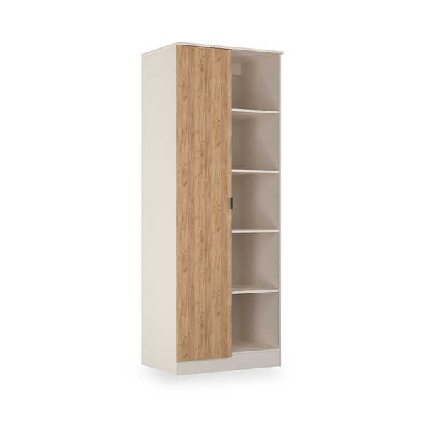 Huxley 1 Door Wardrobe with Open Shelves