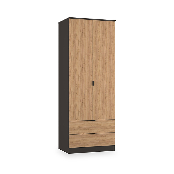Huxley Double Wardrobe & 2 Drawers