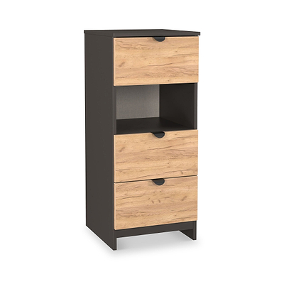 Huxley 3 Drawer Bedside Table