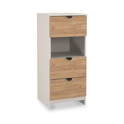 Huxley 3 Drawer Bedside Table