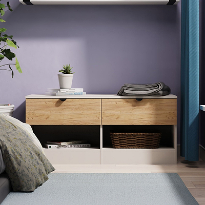 Huxley 2 Drawer Low Storage Unit