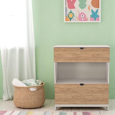 Huxley 2 Drawer Deep Chest of Drawers