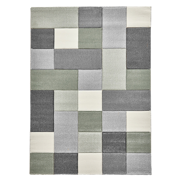 Brockton Square Patterned Hand Carved Rug