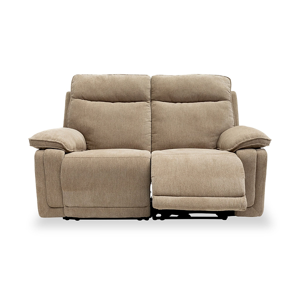 Adrian Soft Touch Fabric 2 Seater Power Recliner Sofa